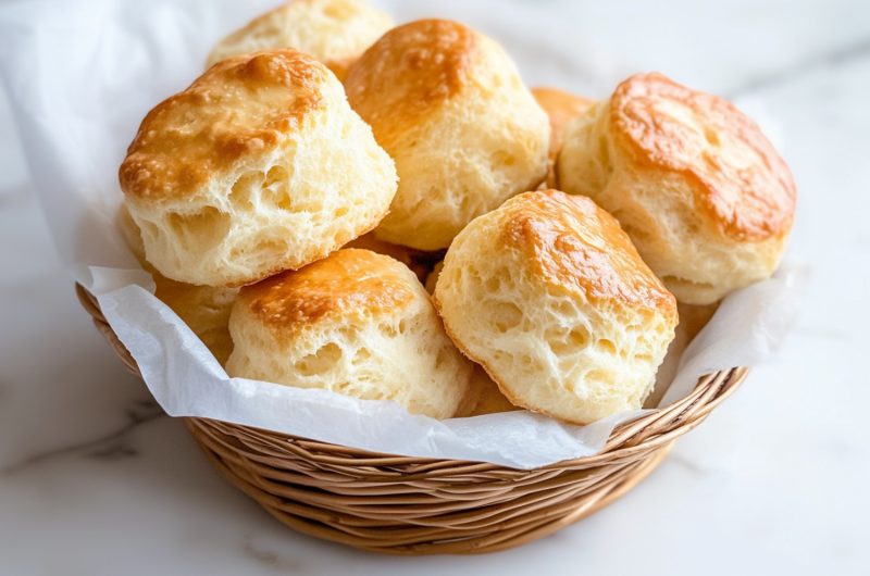 A basket full of Angel biscuits