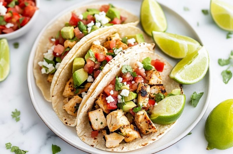 Cilantro Lime Chicken Tacos