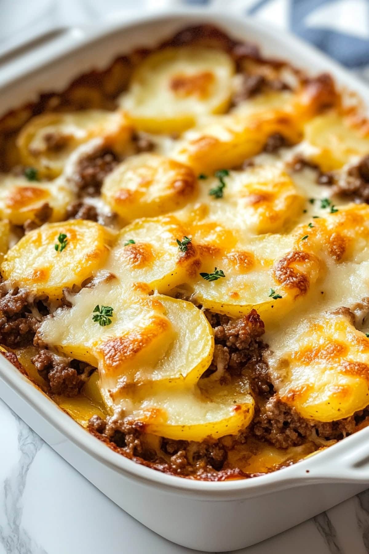 Hearty Hamburger Potato Casserole