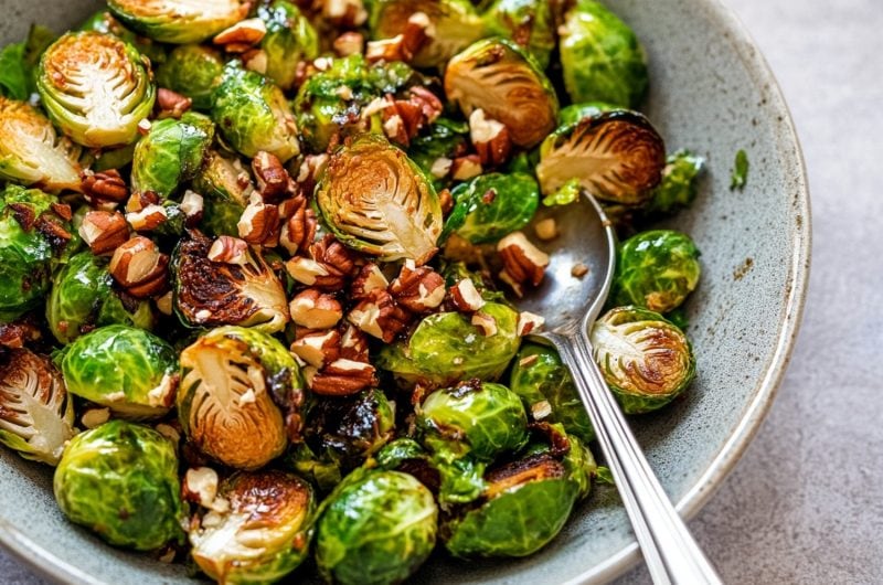 Maple-Roasted Brussels Sprouts