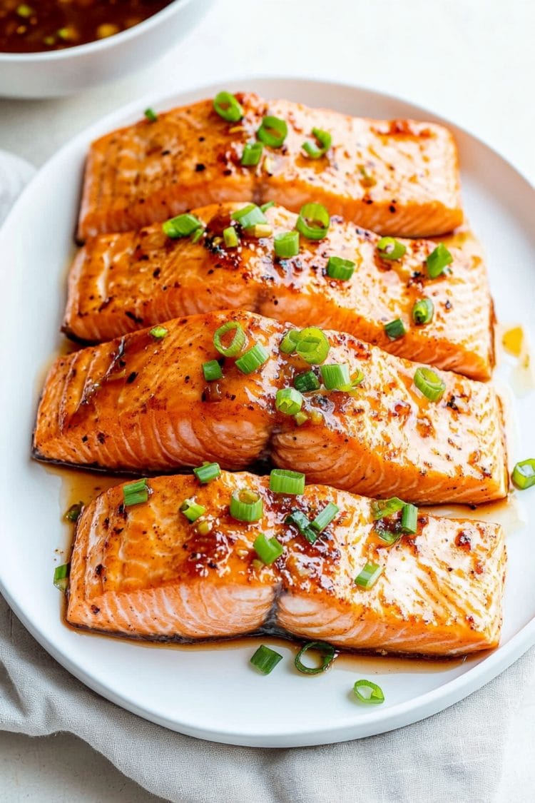 Maple Glazed Salmon Insanely Good