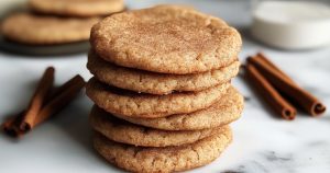 Brown Butter Snickerdoodle Cookies