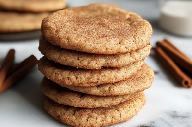 Brown Butter Snickerdoodle Cookies