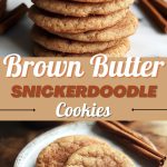 Brown Butter Snickerdoodle Cookies