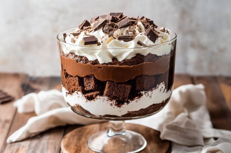 Chocolate Brownie Trifle