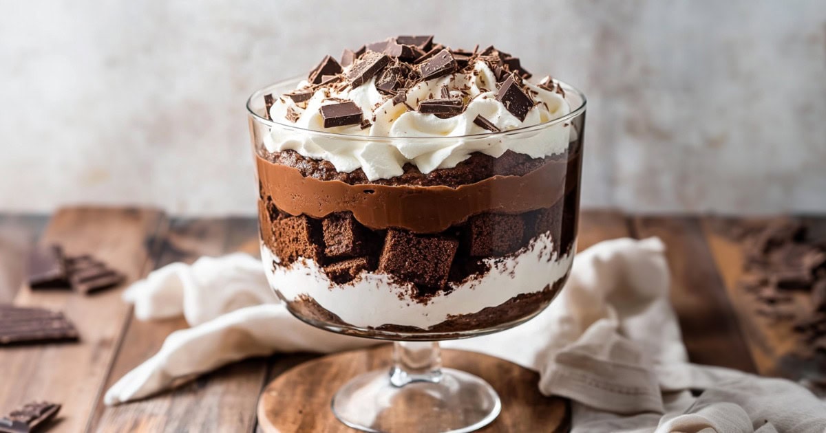 Chocolate Brownie Trifle