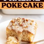 Butter Pecan Praline Poke Cake
