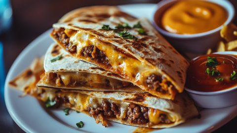 Cheeseburger Quesadilla Recipe