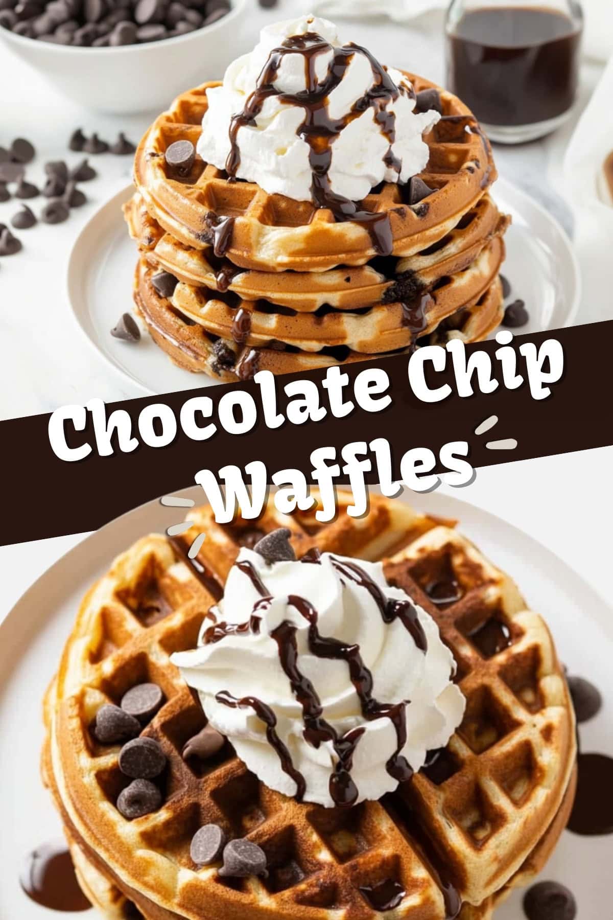 Chocolate Chip Waffles - Insanely Good