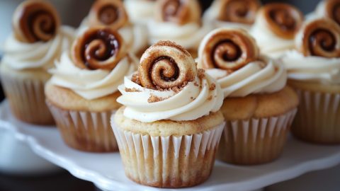 Cinnamon Roll Cupcakes Recipe