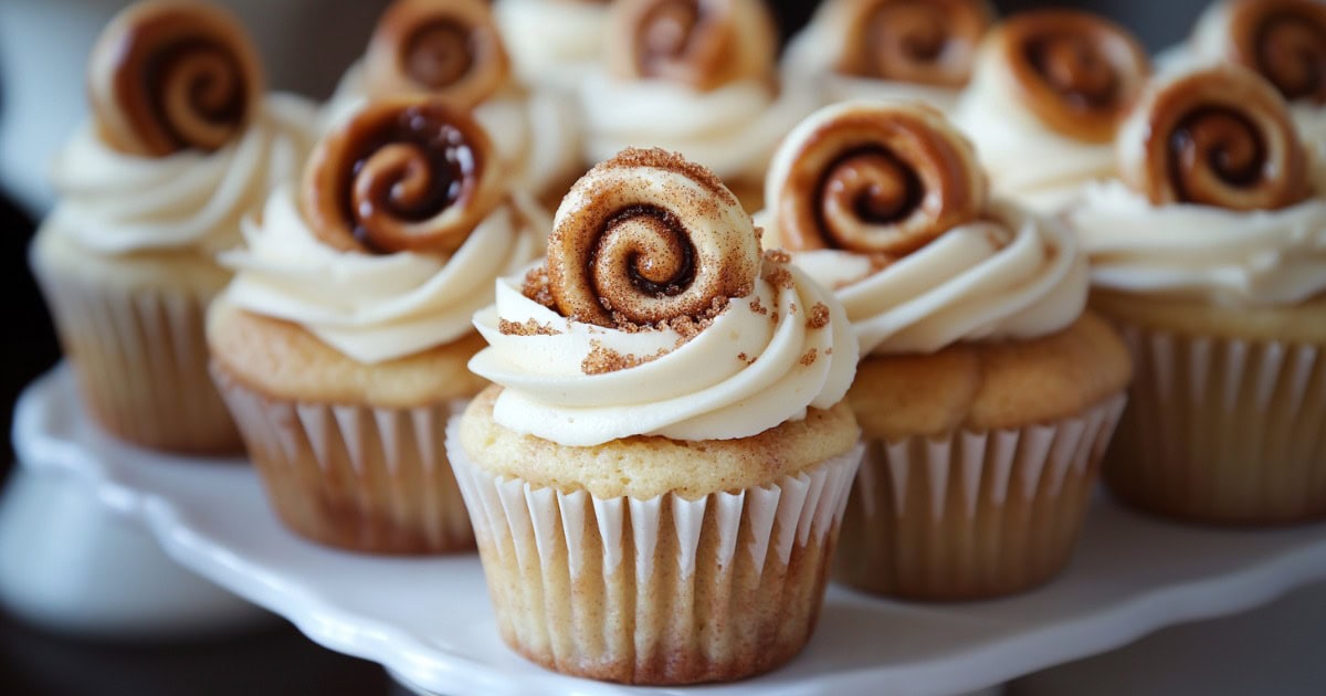 Cinnamon Roll Cupcakes Recipe