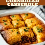 Cornbread Sloppy Joe Casserole