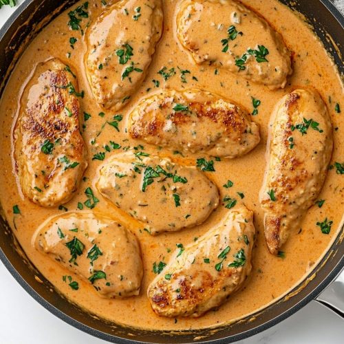 Creamy Chicken Lazone - Insanely Good