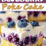 Lemon Blueberry Poke Cake