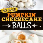 No-Bake Pumpkin Cheesecake Balls