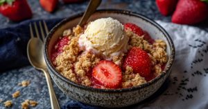 Strawberry Crumble