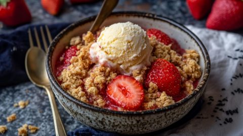Strawberry Crumble