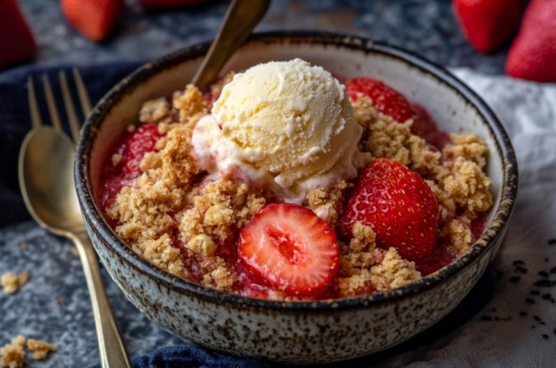 Strawberry Crumble