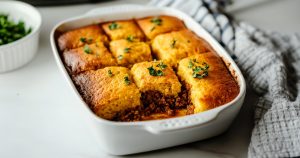 Sloppy Joe Cornbread Casserole Recipe