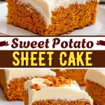 Sweet Potato Sheet Cake