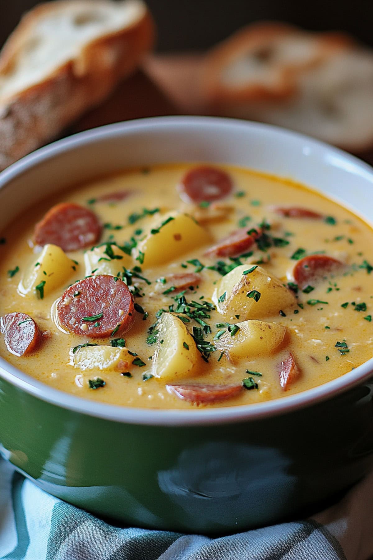 A Bowl of Kielbasa Potato Soup