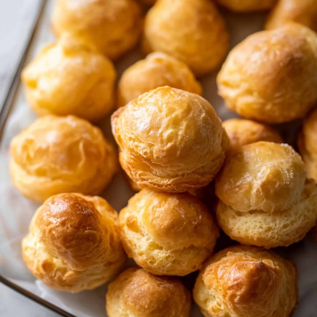 Baking Tray of Choux Buns