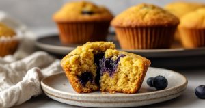 Blueberry Cornbread Muffins Recipe