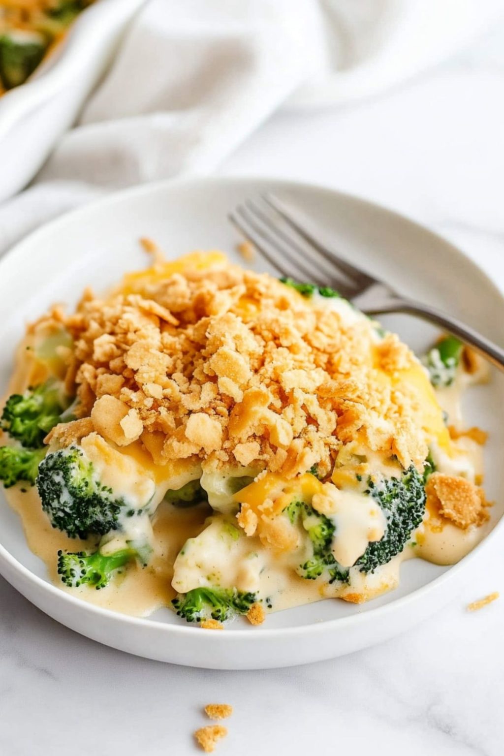 Brocolli Rizz Broccoli Casserole with Ritz Crackers - Insanely Good