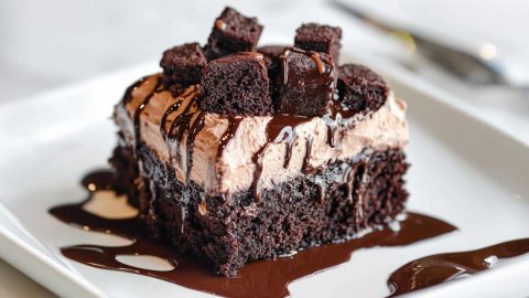 Brownie Batter Poke Cake Recipe