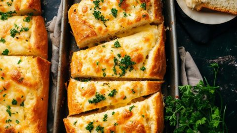 Cheesy Garlic Bread Recipe