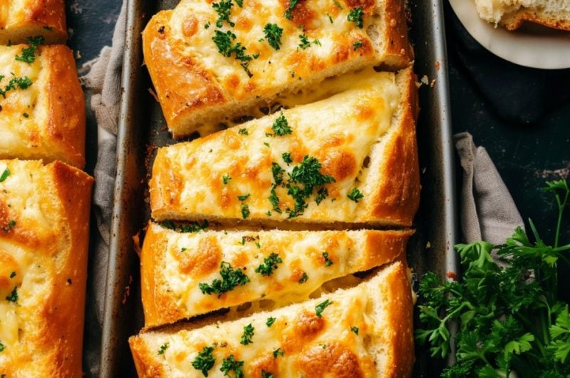 Cheesy Garlic Bread Recipe