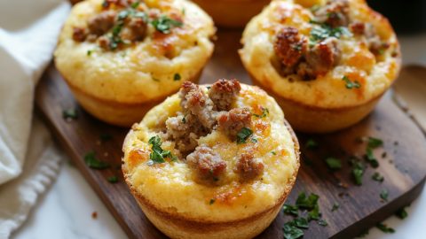 Easy sausage pancake muffins
