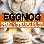 Eggnog Snickerdoodles