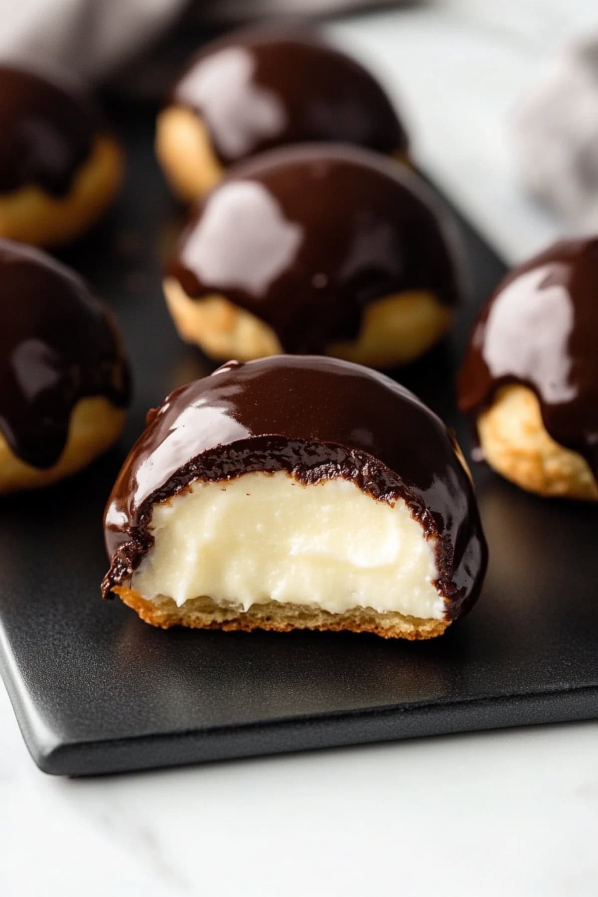 French Profiteroles with Pastry Cream