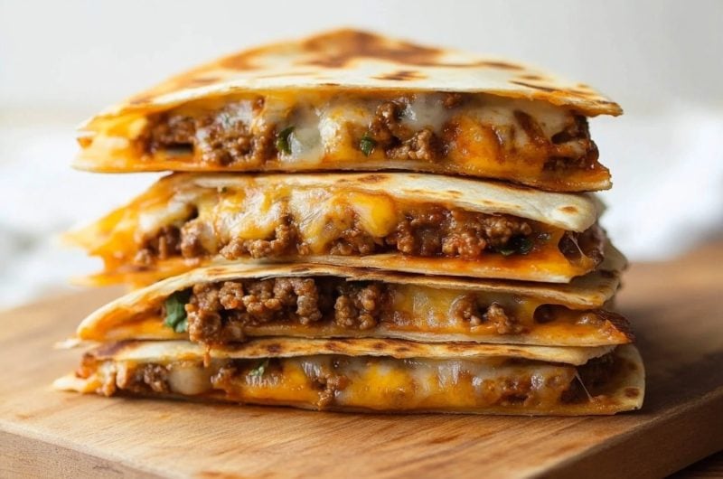 Ground Beef Quesadillas