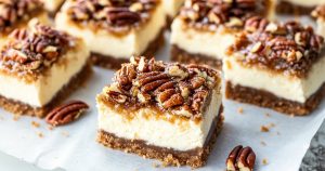 Pecan Pie Cheesecake Bars Recipe