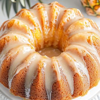 Pineapple Cream Cheese Pound Cake