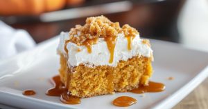 Pumpkin Spice Poke Cake Recipe