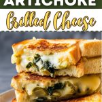 spinach artichoke grilled cheese