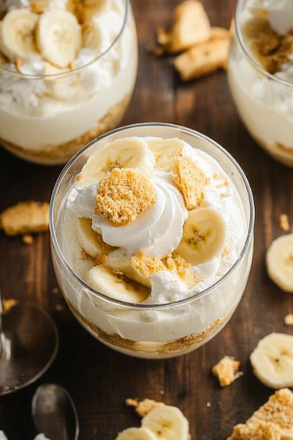 Banana Pudding Parfait, top view