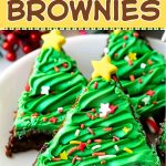 Christmas Tree Brownies