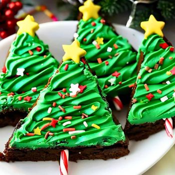 Christmas Tree Brownies