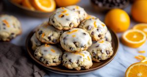 Orange Chocolate Chip Ricotta Cookies