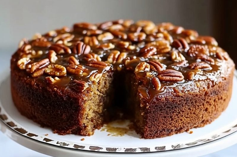 Pecan Upside Down Cake Recipe