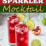 Pomegranate Sparkler Mocktail