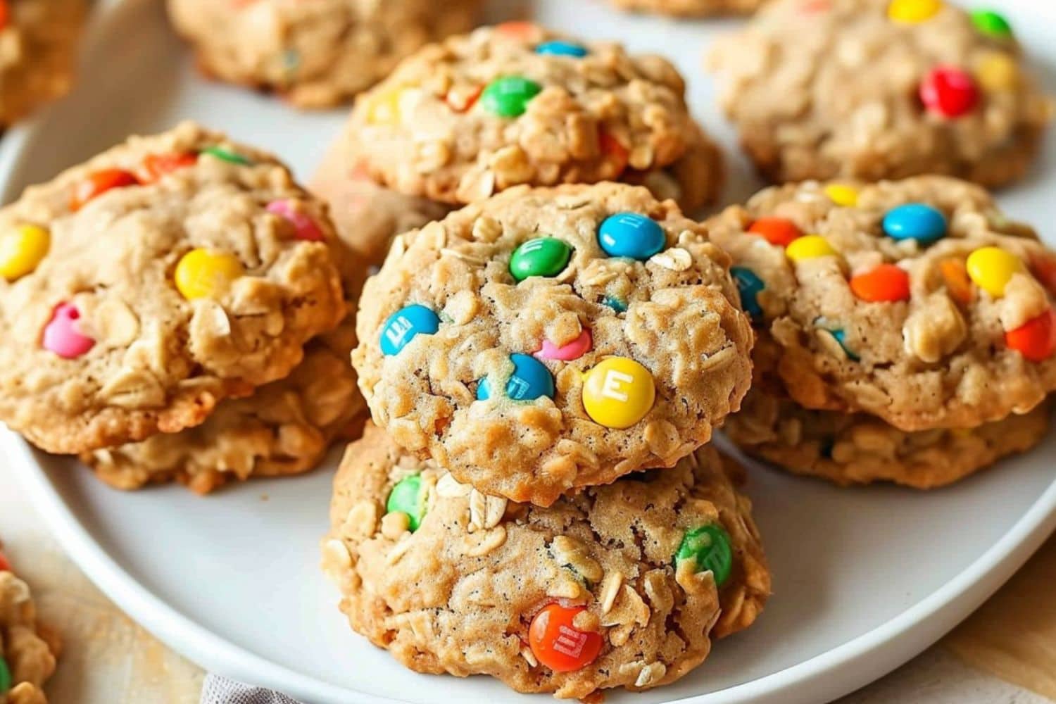 Oatmeal M&M Cookies