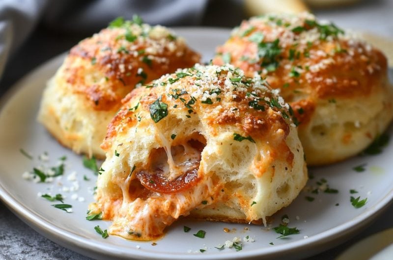 Pepperoni Pizza Bombs Recipe