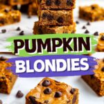 Pumpkin Blondies