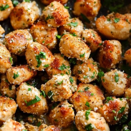 Garlic Parmesan Chicken Bites