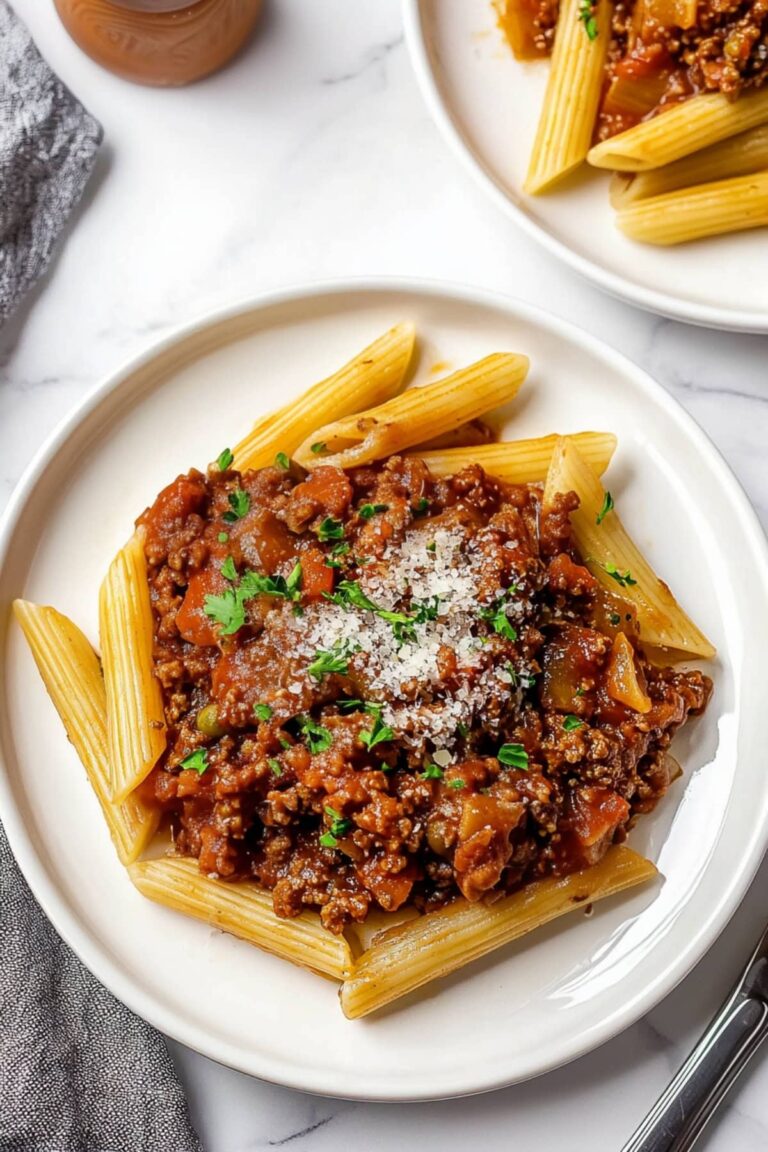 Penne Bolognese - Insanely Good